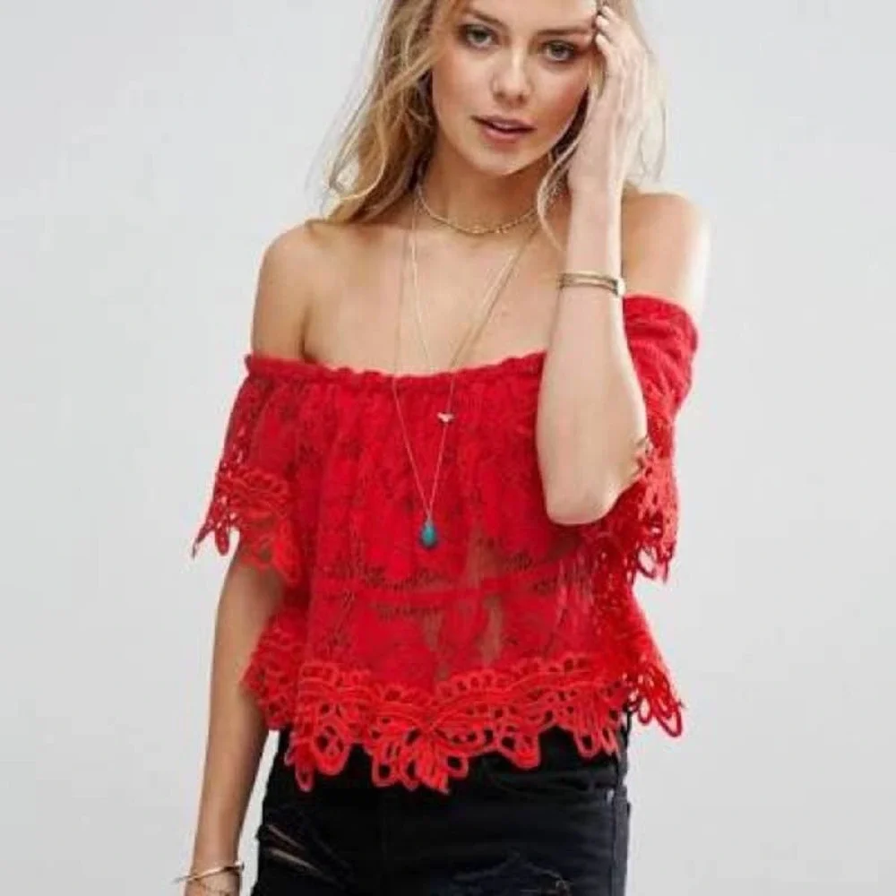 Free People Sweet Dreams Size XS/SM Color Red